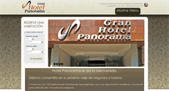 Desktop Screenshot of granhotelpanorama.com